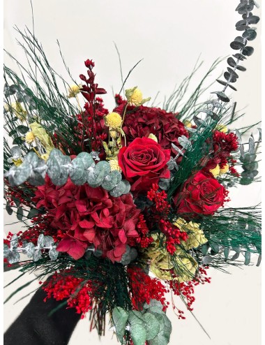 Bouquet de fleurs rouges