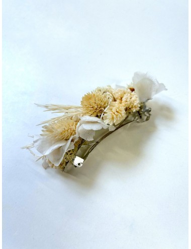 Barrette végétale blanche