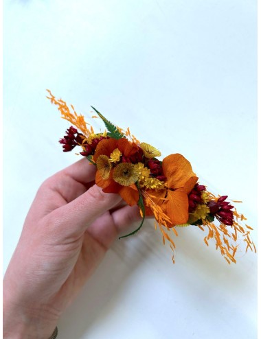 Barrette végétale orange