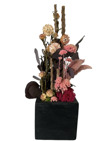 Composition florale rose