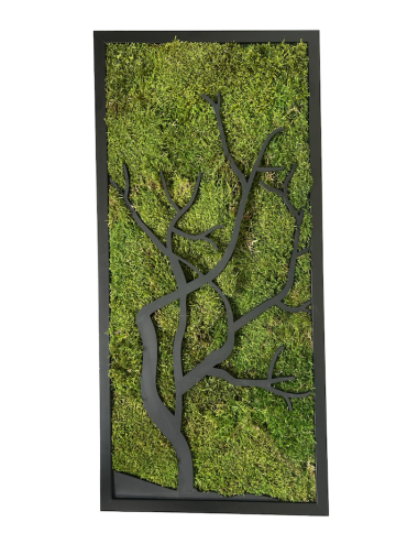 Tableau végétal avec motif d'arbre
