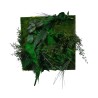 Dalle de plafond végétale avec feuillages verts
