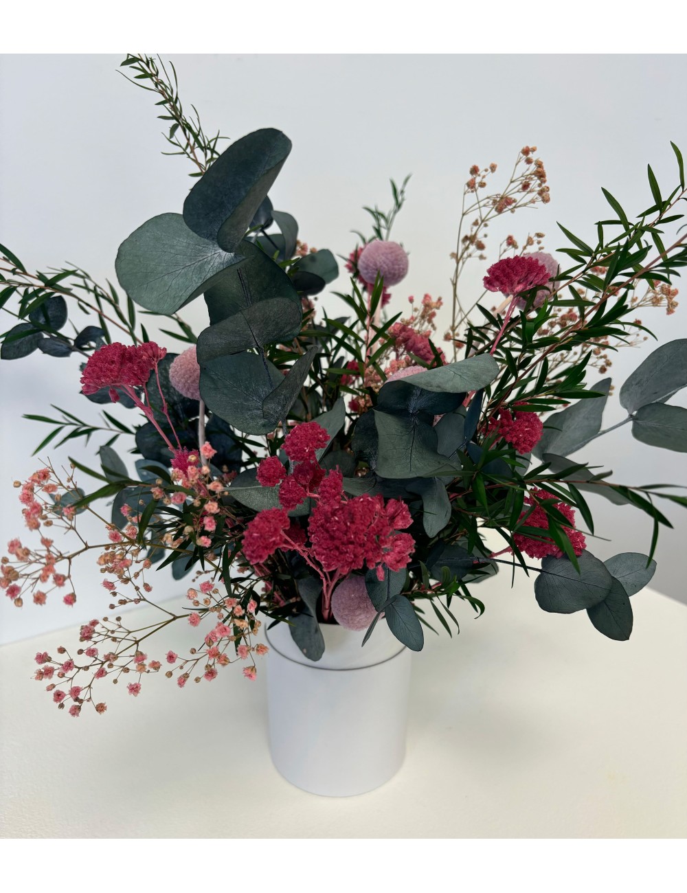 Bouquet de fleurs stabilisées
