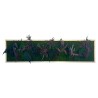 Tableau végétal avec feuillages verts