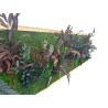 Tableau végétal avec feuillages verts