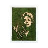 Tableau végétal avec le visage de Edith Piaf